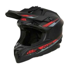 O`Neal C SRS Series Helm  BMX DH FR schwarz  rot matt   DH Enduro Cross Größe L