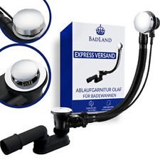 Automatisch Ablaufgarnitur für die Badewanne Überlauf und Siphon 65 cm !