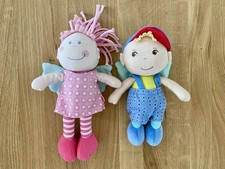 Haba Schutzengel Matz ca. 15cm + Schutzengel Tine ca. 23cm - guter Zustand