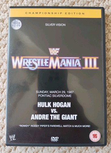 Wwe wrestlemania iii - iii, dvd