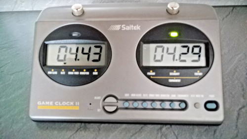Schachuhr saitek game clock - game, ii
