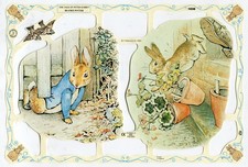 Glanzbilder Oblaten scrap MLP  1838 Beatrix Potter "The Tale of Peter Rabbit"