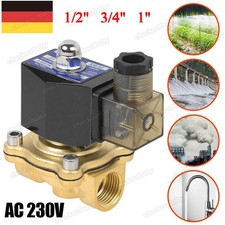 230V Magnetventil Messing 3/4"