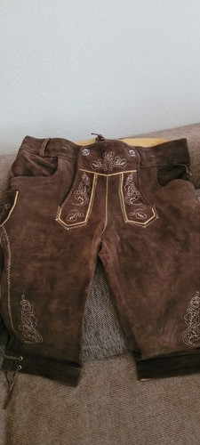 Lederhosen mit hosenträger - lederhosen,