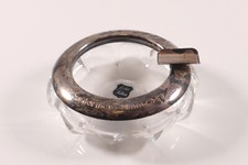 Aschenbecher Silber 925  Glas