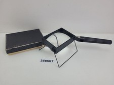 DDR Lupe Klapplupe Lesehilfe schwarz VEB Optisches Werk Weixdorf Vintage #258506