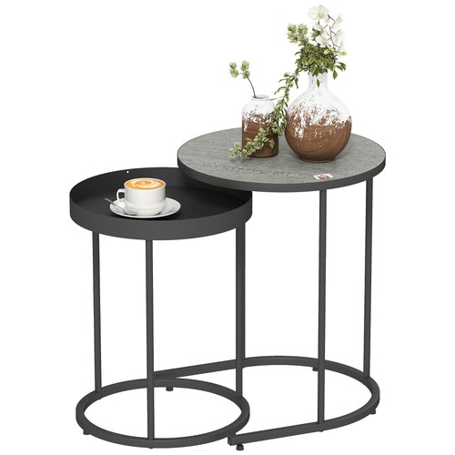 Couchtisch rund 2er set - rund,