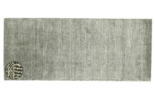 Grass gabbeh teppich 80x340 - gabbeh,