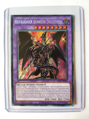 Rotäugiger dunkler dragoner - dunkler,
