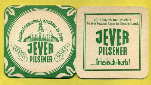 Bierdeckel brauerei jever - brauerei,