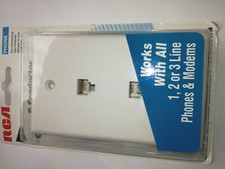 Telefon Anschluss Dose Western RJ11 uP 2x 6P 6C