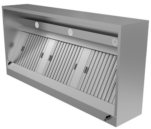 Gastro wandhaube kastenform - gastro,