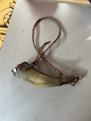 Vintage pulverhorn ein - vintage, pulverhorn,