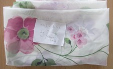 Gardine mit Röllchen 2 Schals 150 x 230 cm Blumenmuster