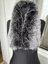 Damen Pelzkragen Pelzstreifen