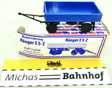 Hänger E5-2 VEB Fahrzeugwerk Ernst Thälmann blau DDR H0 1:87 OVP HN5 å