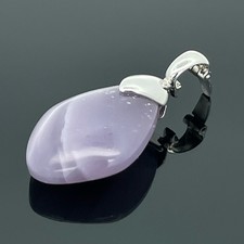 CLIP- ANHÄNGER 925/-SILBER RHODINIERT MIT FLUORIT SILBERZEIT  SCHMUCKJAGD