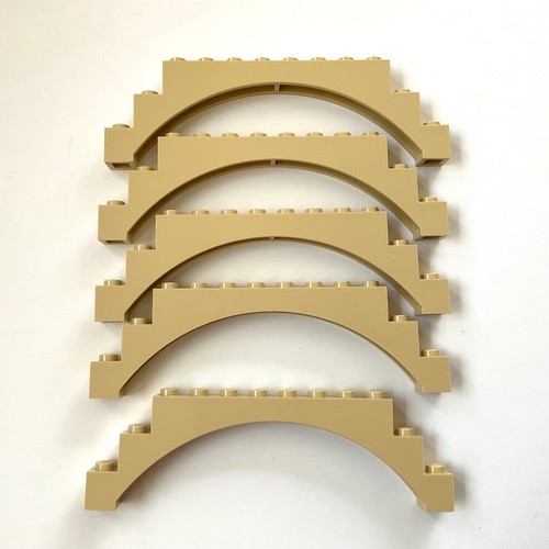 Lego bogensteine halb 1x12x3 - bogensteine,