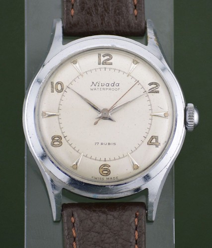 Vintage armbanduhr nivada - vintage,