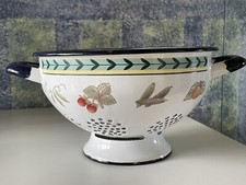 Villeroy & Boch  Metall emailliert Küchensieb Sieb Seiher Nudeln Gemüse