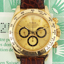  ROLEX DAYTONA El Primero 18ct Gelbgold 16518 m. Goldfaltschl.Zertifikat FullSet