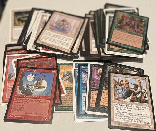 100 alte deutsche magic karten - deutsche,