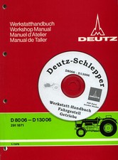 Werkstatt-Handbuch Deutz-Schlepper D 8006 - D 130 06   (Ausgabe: 1976)