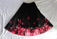 super Langer Plissee Rock 40