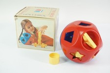 Original 1969 Tupperware Tuppertoys Kinderspielzeug Spielball Motorik Kombi-Ball