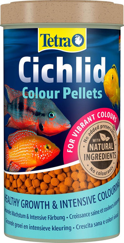 Tetra cichlid colour pellets - tetra,