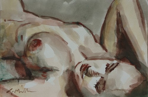 Gerry miller aquarell akt - gerry, miller.