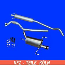 Opel Corsa C Tigra Twintop 1.8 - AUSPUFFANLAGE Auspuff Mittel + Endschalldämpfer