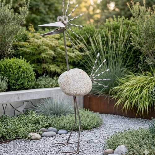 Steinvogel aus granit - steinvogel,