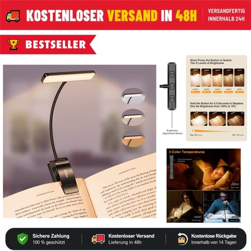 Gritin leselampe mit - leselampe, usb