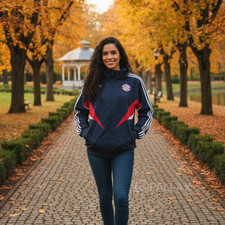 ADIDAS RAIN-TRIKOT FC BAYERN MÜNCHEN 2008/09  GR. 164 JACKE