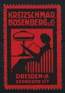 Reklamemarke dresden - reklamemarke,