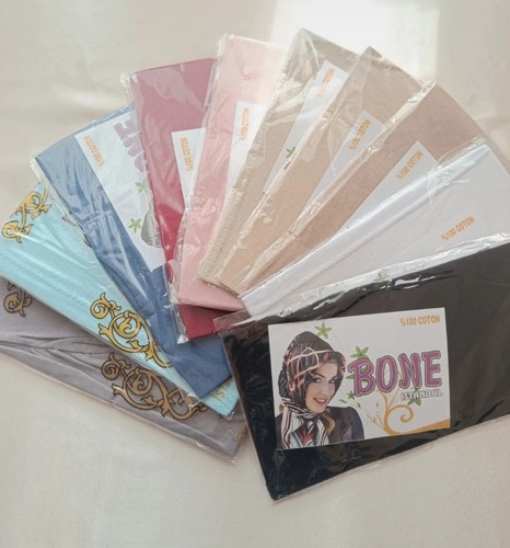 Bone bonnet untertuch - bone, hijab