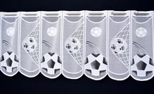 Fußball Scheibengardine