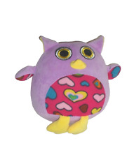 Eule Uhu Topolino Ernsting's Family lila mit Herzen Kissen Stofftier Kuscheltier