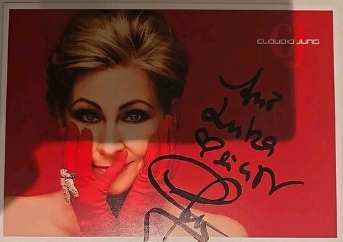 Claudia jung autogramm - claudia,