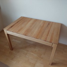 ARS NATURA Esstisch Buche massiv 120 x 80 cm ausziehbar auf 160 cm