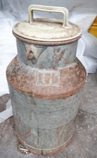 47cm  alte metall milch kanne