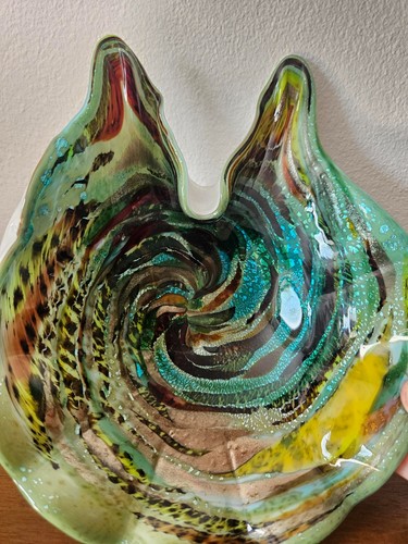 Vintage murano glas - murano, schale