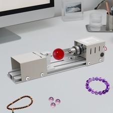 7 Gänge Mini-Drehmaschine Tischholzarbeiten Holz Bohrmaschine 4000–9000 U/Min