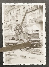 Foto Wk2 Panzerjäger Flandern Belgien De Panne England Artillerie Geschütz Beute