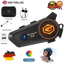 Motorrad Helm Bluetooth Headset Kopfhörer Motorräder Intercom Gegensprechanlage