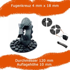 Gummi Plattenlager 4mm x 18 mm