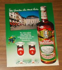 Seltene Werbung ECHT STONSDORFER - Bonn - Marktplatz mit Rathaus 1979