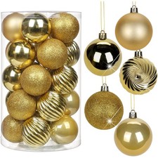 Weihnachtskugeln Kunststoff 25