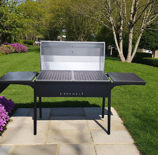 IMPERIAL Grill Mangal 40x90cm,5mm Stahl, Grill auf Spießen ,Kochen im Kessel